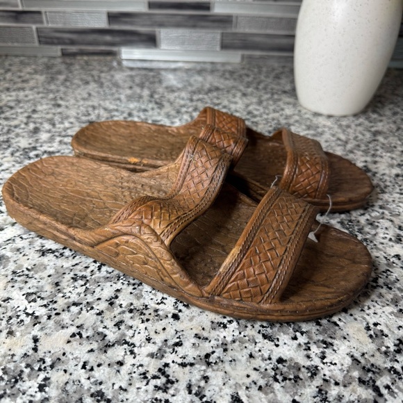 Pali Hawaii NWOT Classic Sandals in Brown Size 9 - Picture 5 of 5